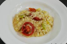 Risotto met gedroogde tomaten Risotto met gedroogde tomaten