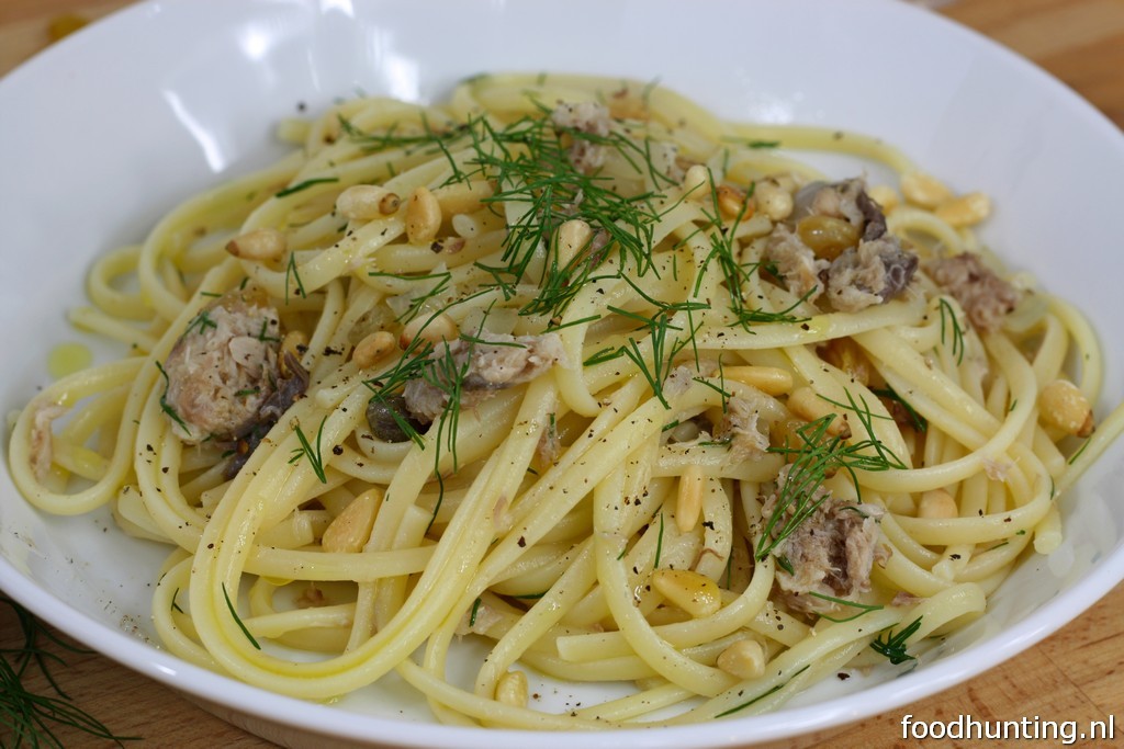 Snel op tafel: Spaghetti met gerookte makreel