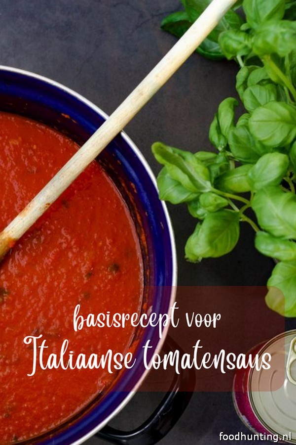 Basisrecept voor Italiaanse tomatensaus