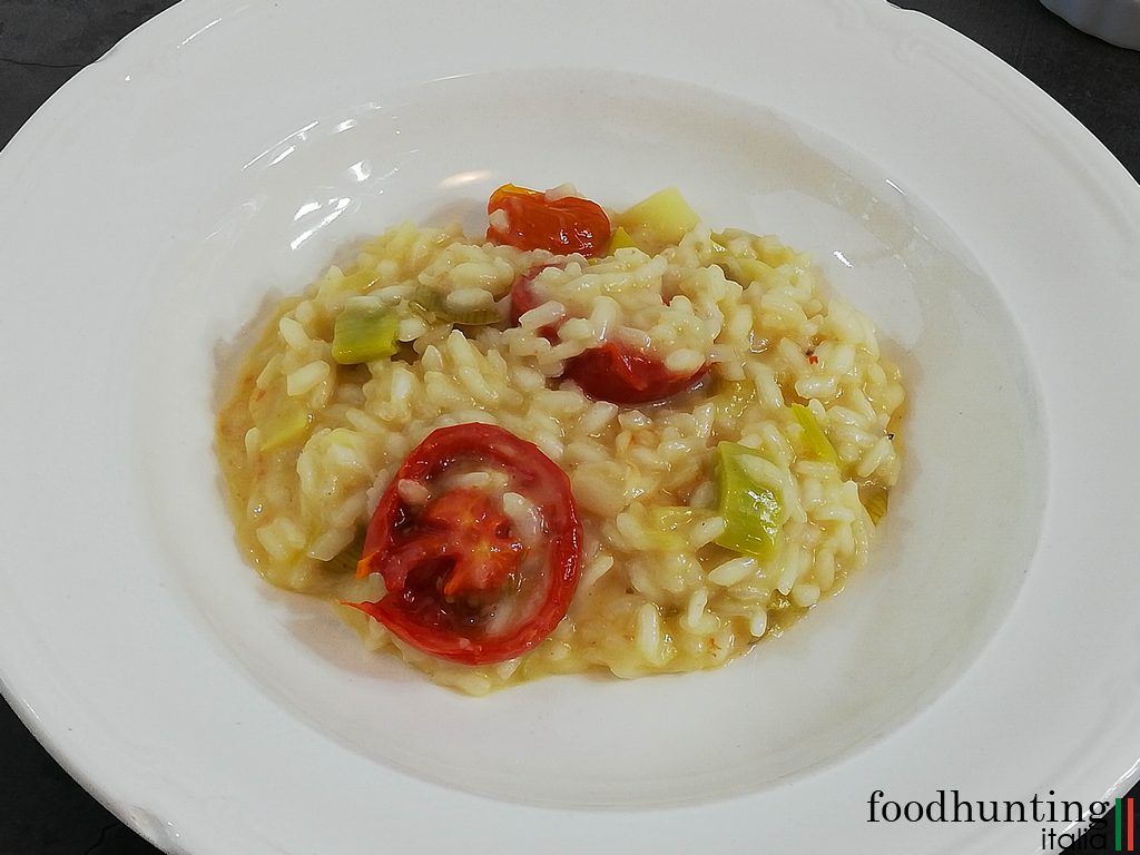 Risotto met gedroogde tomaten