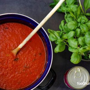 Basisrecept voor echte Italiaanse tomatensaus