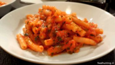 Pasta arrabbiata uit Rome