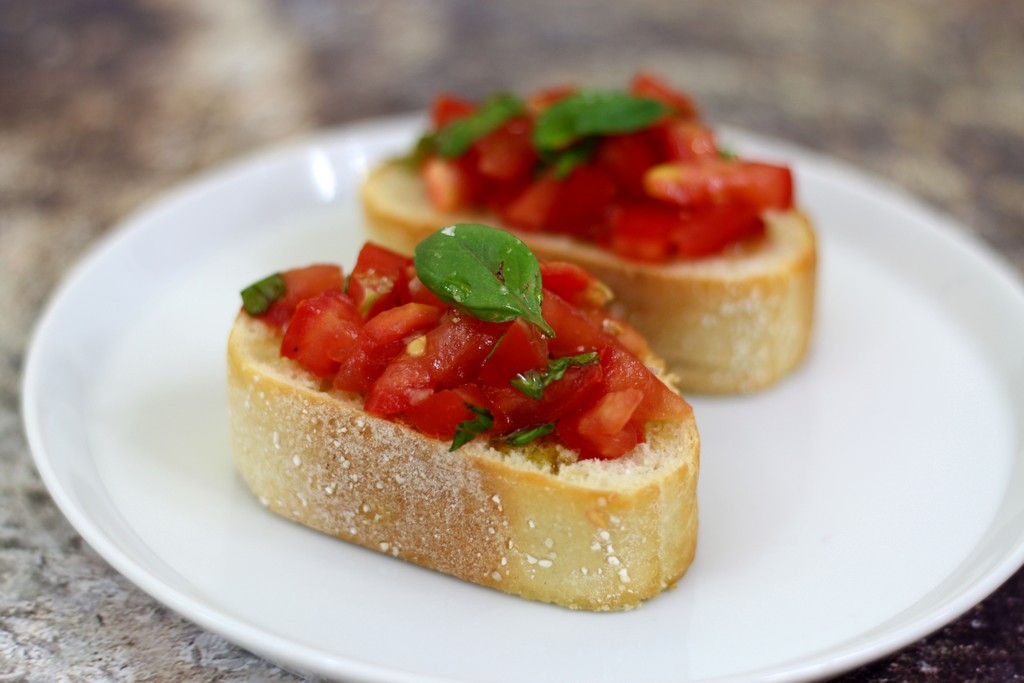 Bruschetta met tomaat