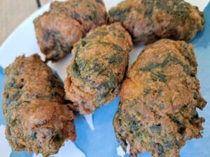 Hartige frittelle met andijvie